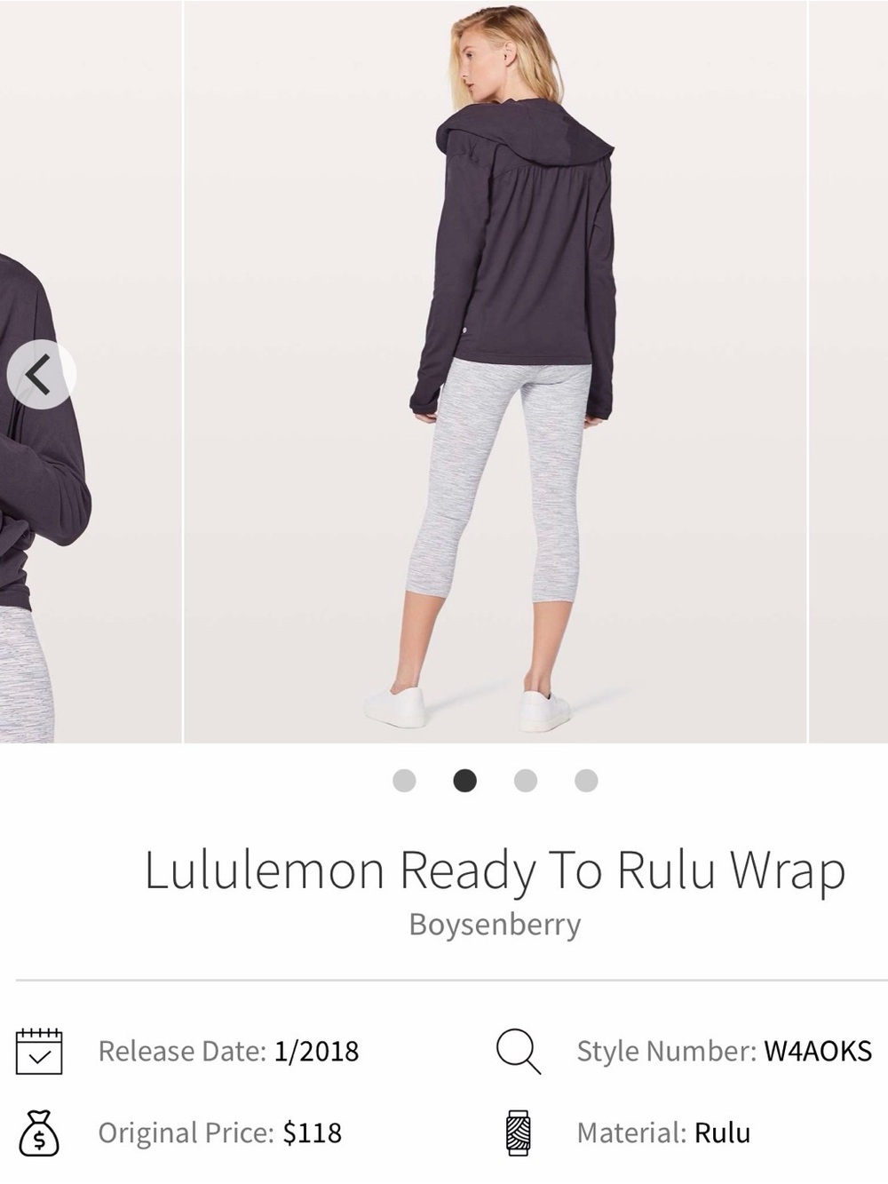 Lululemon Ready To Rulu Wrap - Picture 2 of 9
